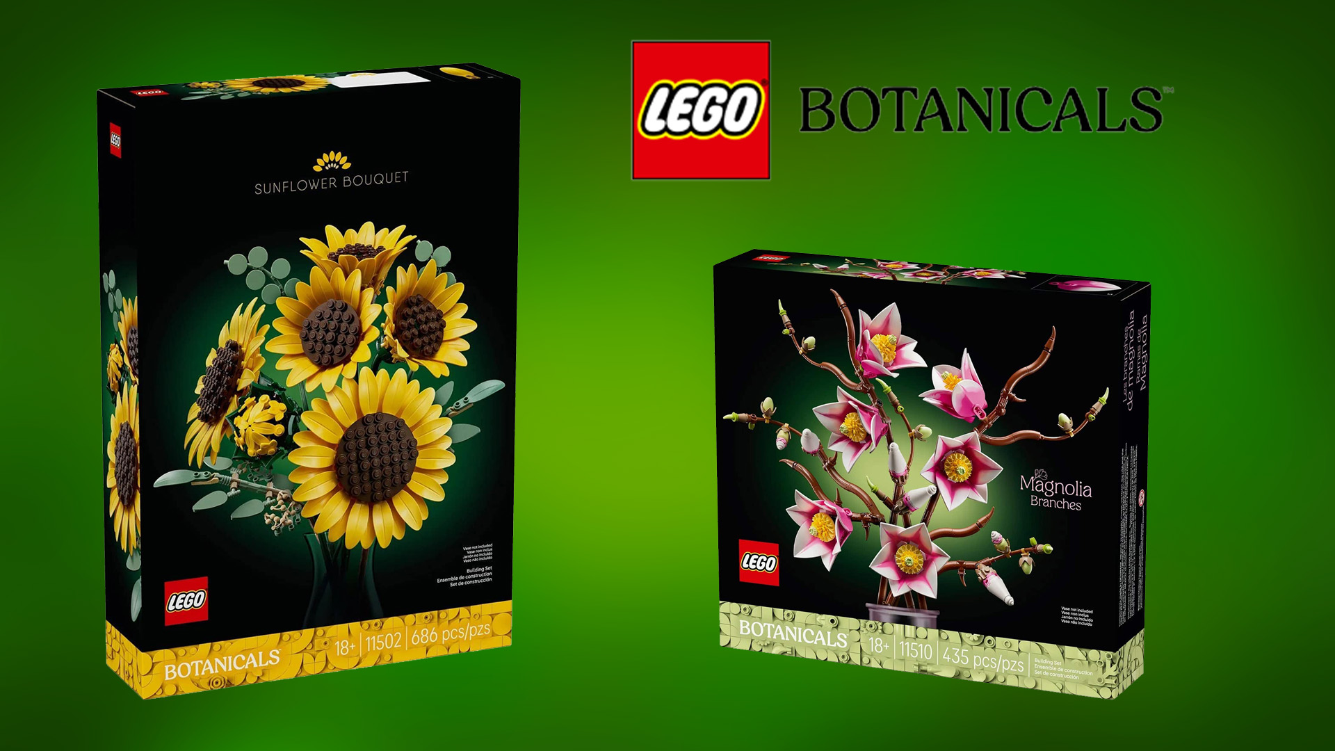 LEGO Botanicals März 2026: Sonnenblumen und Magnolien bringen den Frühling ins Haus