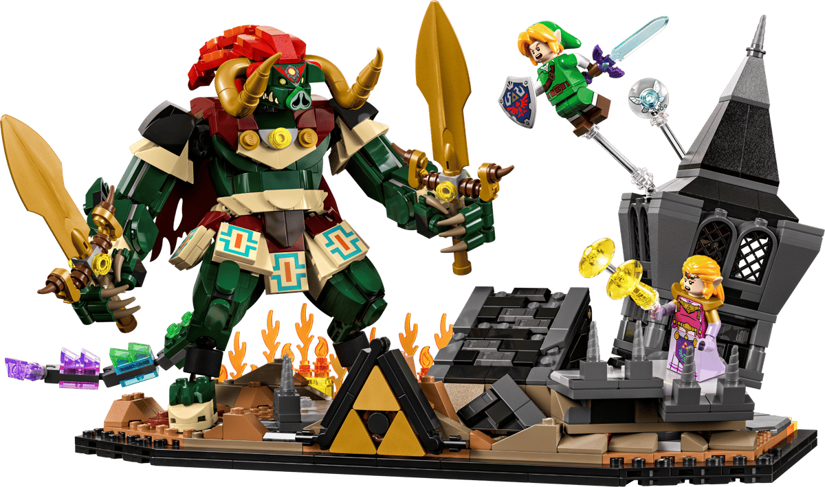 LEGO Zelda Ocarina of Time – The Final Battle Set mit Link, Zelda und Ganondorf
